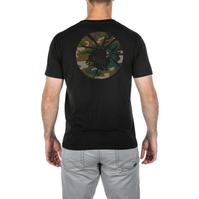T-shirt Little bird sunrise Zwart - 5.11 Tactical