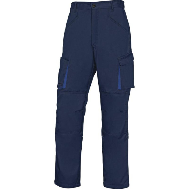 WERKBROEK MACH2 IN POLYESTER / KATOEN MARINEBLAUW - DELTA PLUS