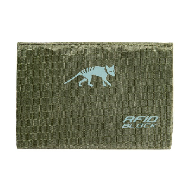 Creditcardhouder RFID BLOCK olijf - Tasmanian Tiger