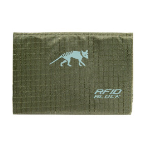 Portfel na karty kredytowe RFID BLOCK oliwkowy - Tasmanian Tiger