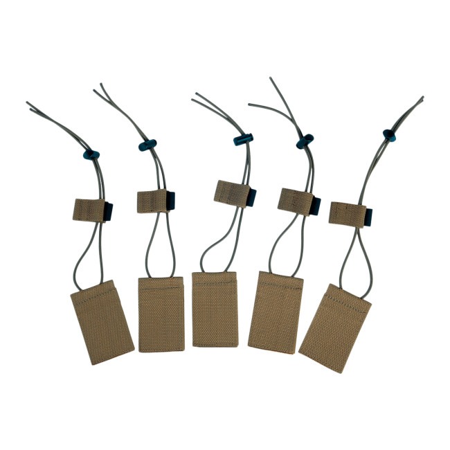 Set de 5 fermetures élastiques pour porte chargeurs Coyote - Tasmanian tiger