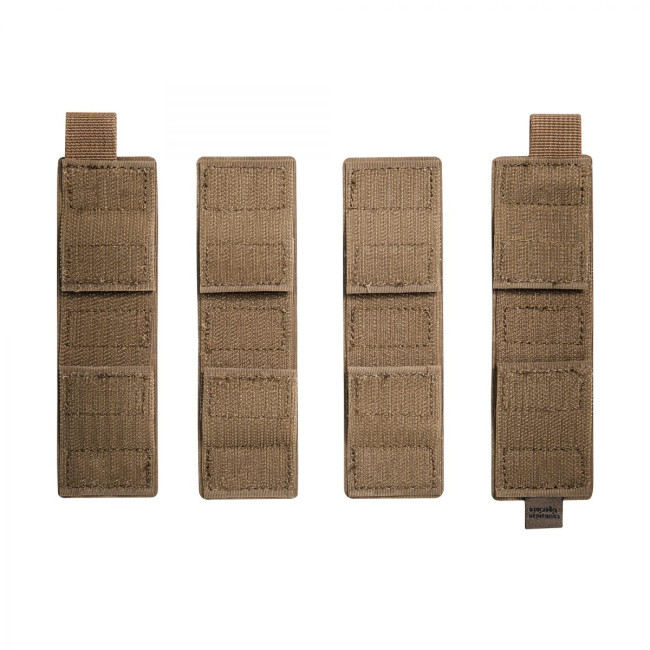 Set van 4 Molle/Velcro adapters Coyote - Tasmanian Tiger
