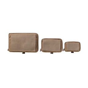 Set de 3 poches de rangement transparentes MESH coyote - Tasmanian Tiger