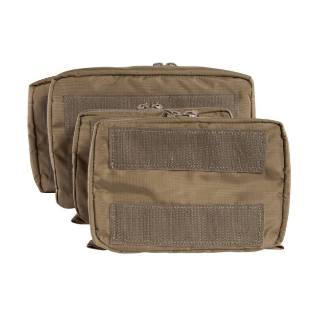 Set de 2 poches MEDIC de rangement transparentes velcro coyote - Tasmanian Tiger