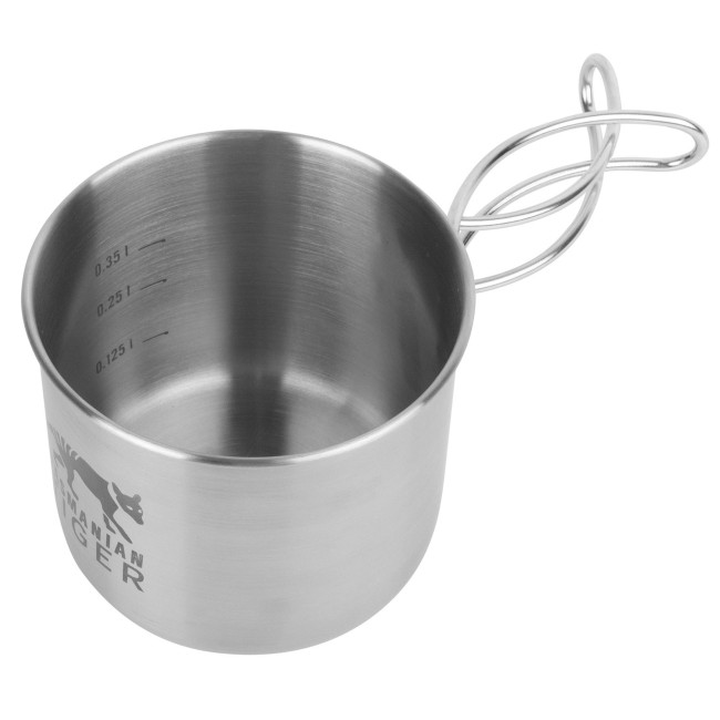 TT MUG - TASSE GRADUEE AVEC POIGNEE - 500ML - ACIER INOX