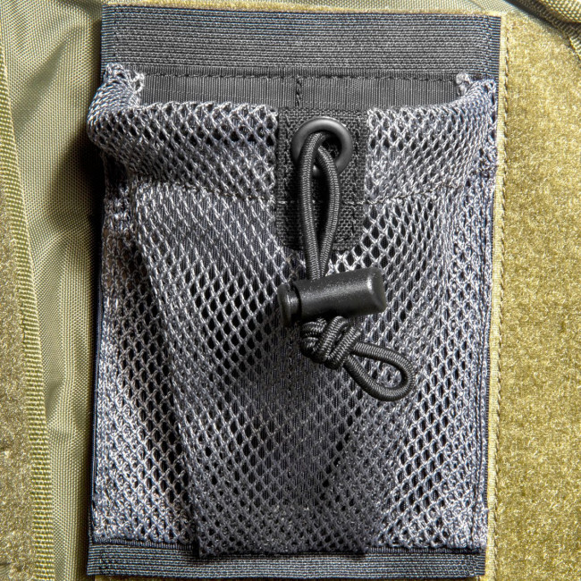 TT MODULAR COLLECTOR S VELCRO - KIESZEŃ SIATKOWA - 12X10X1CM - CZARNA