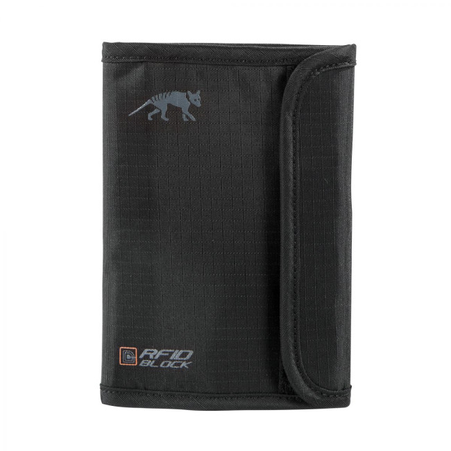 Porte passeport avec protection RFID Noir - Tasmanian Tiger
