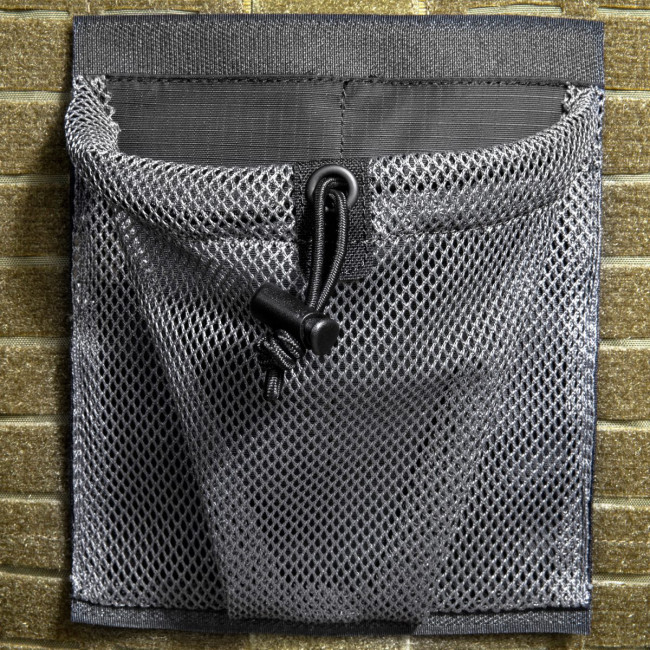 TT MODULAR COLLECTOR M VELCRO - POCHE FILET - 12X10X1CM - NOIR