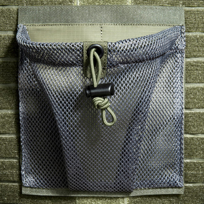 TT MODULAR COLLECTOR M VELCRO - POCHE FILET - 16X16X1CM - OLIVE