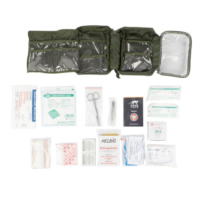 TT FIRST AID COMPLETE MKII - TROUSSE MEDIC REMPLIE - 18x12.5x5.5cm - VERT OLIVE
