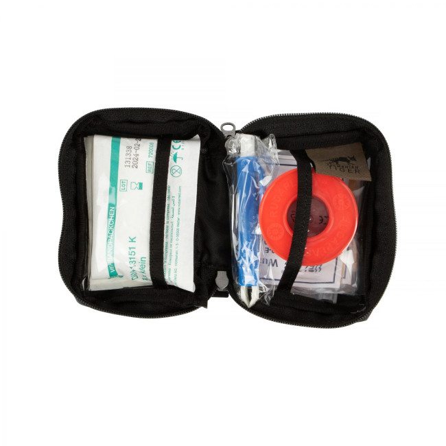 TT FIRST AID MINI - GEVULDE EHBO KIT - 10X7X4CM - ZWART