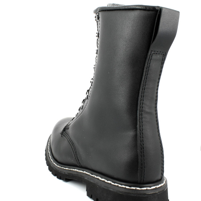Fallschirmjäger-Lederstiefel mit Zehenschutzkappe - Miltec
