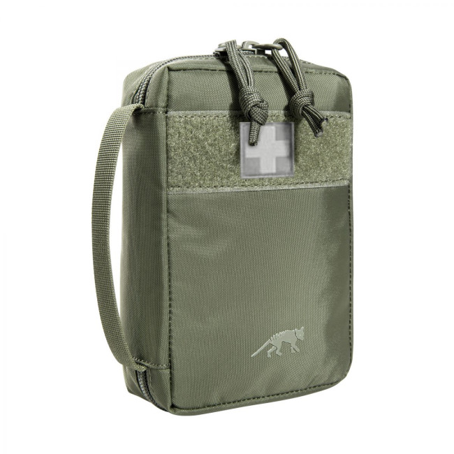 TT FIRST AID BASIC - GEVULDE MEDISCHE KIT - 18X12.5X5.5CM - OLIJF