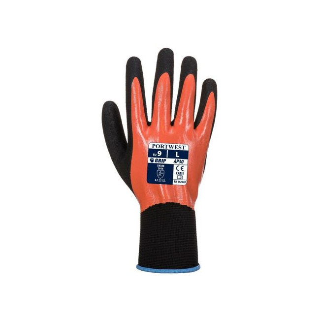 Handschoenen Dermi Pro Oranje en Zwart - Portwest