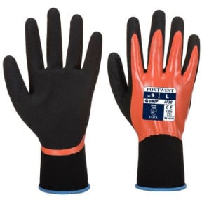 Gants Dermi Pro Orange et Noir - Portwest