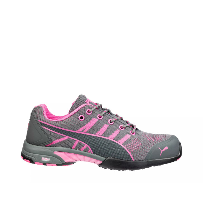 Buty robocze Celerity Knit low WNS S1 HRO SRC różowe - Puma