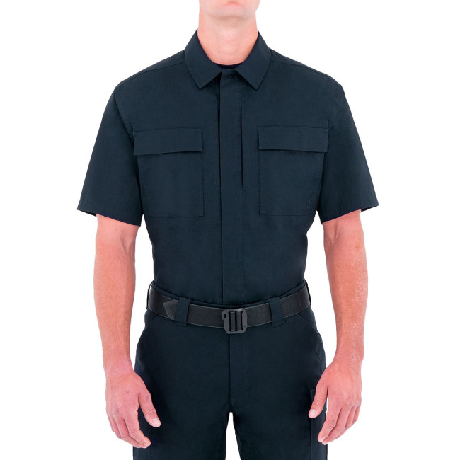 BDU-Hemd Herren Tactix Kurzarm marineblau - First Tactical