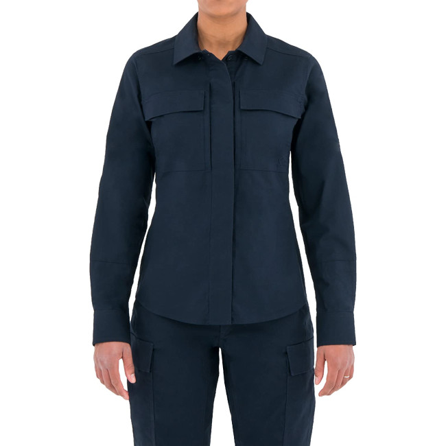 Koszula BDU damska Tactix L/S granatowa - First Tactical