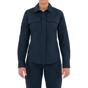 Damen BDU-Hemd Tactix L/S Nachtblau - First Tactical