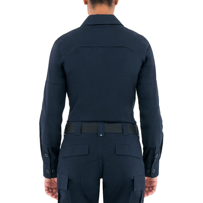 BDU dames overhemd Tactix L/S marineblauw - First Tactical