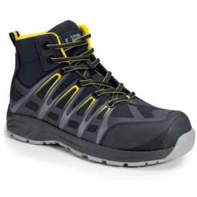 Chaussures de sécurité hautes ALUNI S3 noir et jaune - Coverguard