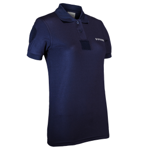 Polo Damskie Celne Cooldry w siatce pique Niebieskie - Patrol