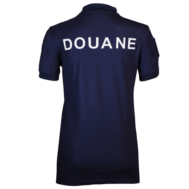 Polo Dames Douane Cooldry in piqué mesh Blauw - Patrol
