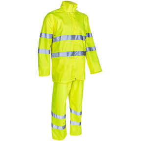 Warnschutz-Regenanzug Kawa gelb und marine - Coverguard