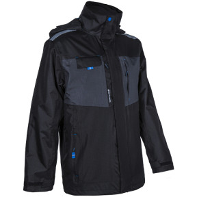 Parka + Softshell Vest Wani zwart en grijs - Coverguard