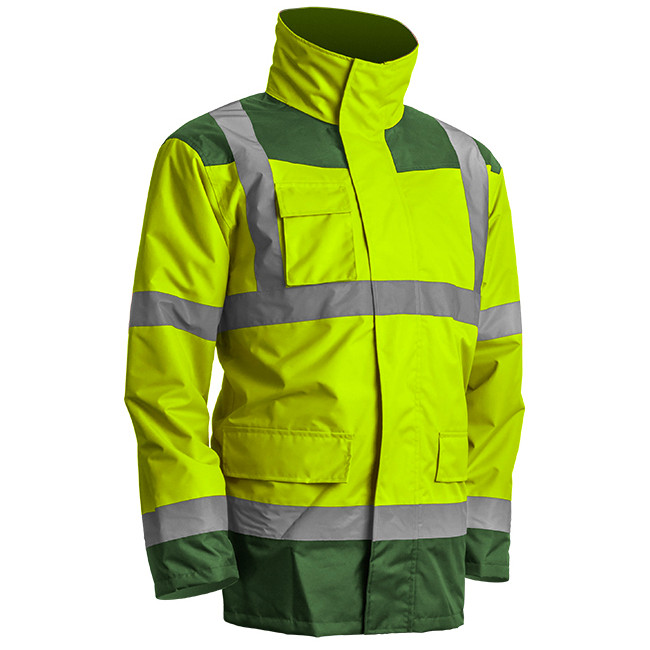 Warnschutz-Parka 4/1 Kanata gelb und grün - Coverguard