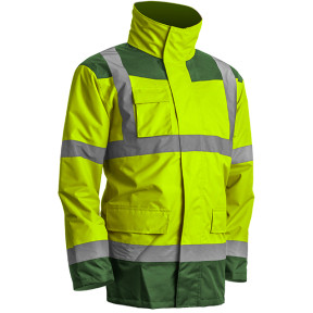 Warnschutz-Parka 4/1 Kanata gelb und grün - Coverguard