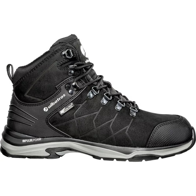 Chaussures de travail ISCHGL CTX Mid O2 Noir - Albatros