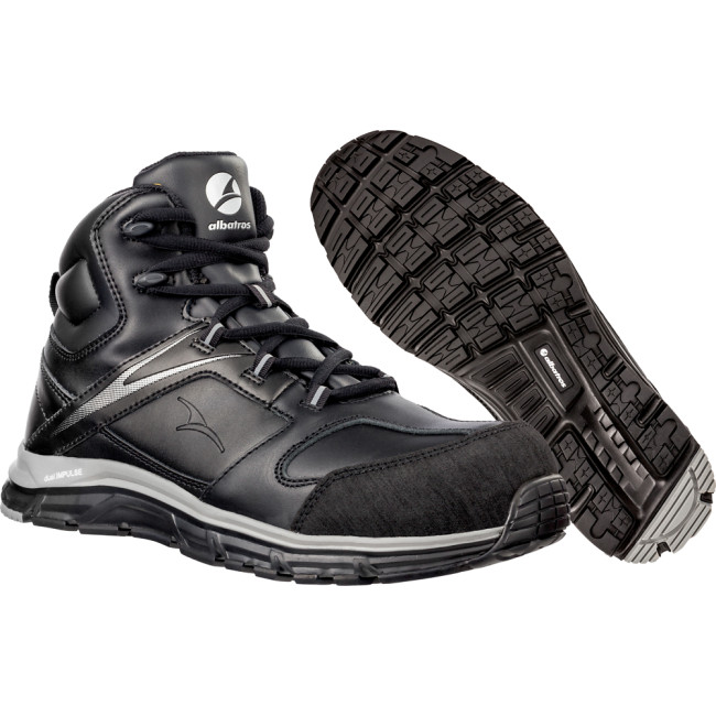 Chaussures de sécurité Vigor Impulse mid S3 Noir - Albatros