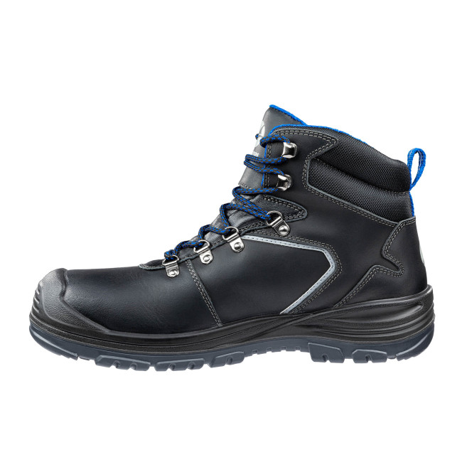 Buty robocze Unit Bau mid S3 Czarny/Niebieski - Albatros