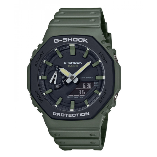 G-Shock Classic GA-2110SU Uhr olivgrün - TOE