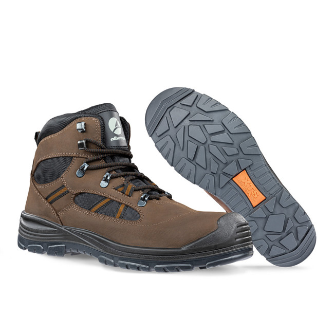 Sicherheitsschuhe Timber mid S3 Braun - Albatros
