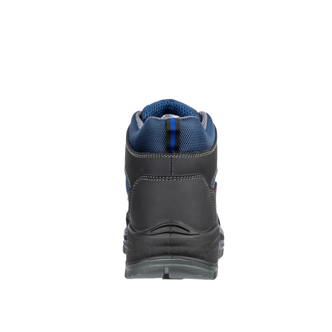 Chaussures de sécurité Safe mid S3 Noir/Bleu - Footguard