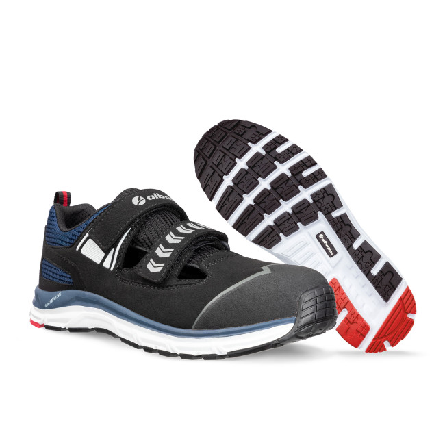Chaussures de sécurité Jetstream Impulse low S1 Noir/Bleu - Albatros