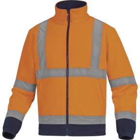 Fleece vest hoge zichtbaarheid oranje - Delta Plus