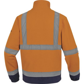 VESTE LAINE POLAIRE POLYESTER HAUTE VISIBILITÉ