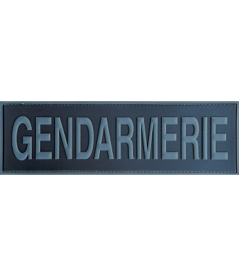 Badge en gomme Gendarmerie 25 x 7 cm