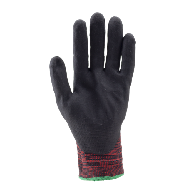Handschuhe Eurocut N606 CUT F Nitril-Mikroschaum taktil - Coverguard