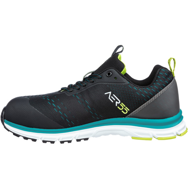 Chaussures de sécurité AER55 Impulse low S1P ESD HRO SRA noir et bleu - Albatros