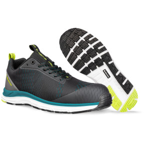 Chaussures de sécurité AER55 Impulse low S1P ESD HRO SRA noir et bleu - Albatros