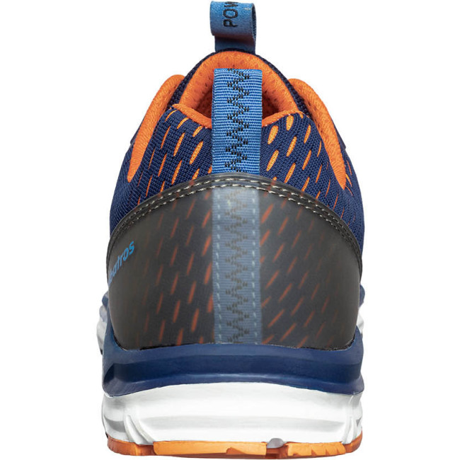 Sicherheitsschuhe AER55 Impulse low S1P ESD HRO SRA blau und orange - Albatros