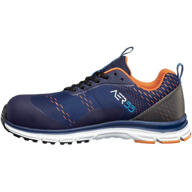 Chaussures de sécurité AER55 Impulse low S1P ESD HRO SRA bleu et orange - Albatros