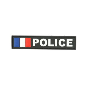 Bande Patro Police avec drapeau français Noir - DMB Products