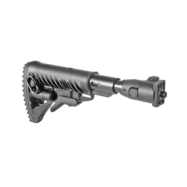 Verstellbare M4-Schulterstütze für VZ-58 mit Rückstoßdämpfer Schwarz - Fab Defense