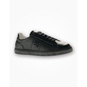 Baskets de travail en cuir Mael noir - Nordways