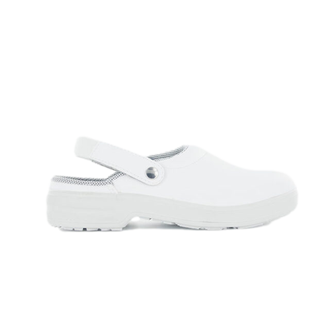 Sabots de sécurité en microfibre Silvo blanc - Nordways